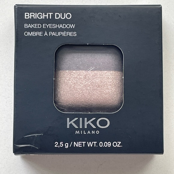 Kiko Milano • Bright Duo Eyeshadow • Pearly Light Mauve / Rosy Gray - Picture 7 of 9